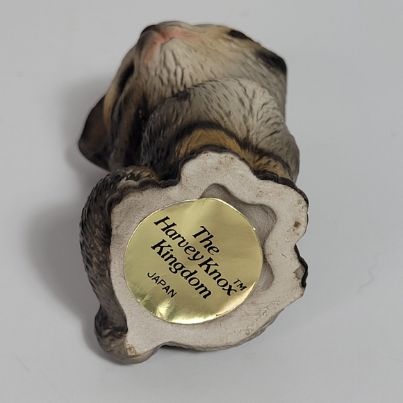 Handpainted Realistic Vtg Tabby Cat Kitten Figurine 🐈 The Harvey Knox Kingdom - Picture 6 of 9